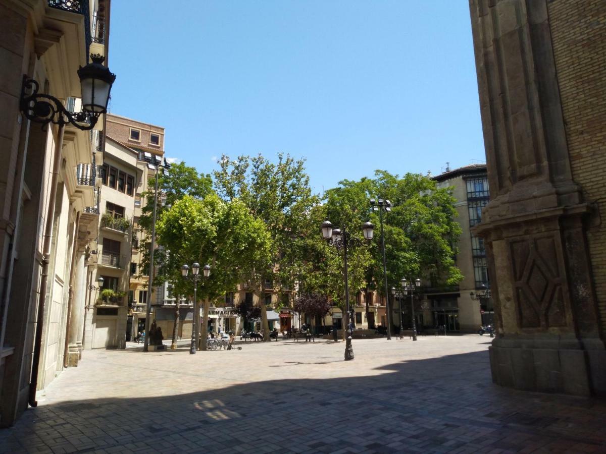 Acojedor Piso A Metros Del Pilar Y Plaza Espana Zaragoza Exterior photo
